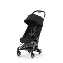 CYBEX Coya Chrome Dark Brown Sepia Black -Günstiges CYBEX || Britax || VOX Geschäft cyb 23 int y045 coya sebl chbr withoutinlay