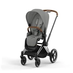 CYBEX PRIAM Kinderwagen Mirage Grey Bundle New Generation Inkl. 7 Zubehörartikel -Günstiges CYBEX || Britax || VOX Geschäft cyb 23 int y045 priam chbr migr print medium
