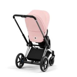 CYBEX E-PRIAM Kinderwagen Peach Pink Gestell Wählbar New Generation -Günstiges CYBEX || Britax || VOX Geschäft cyb 23 int y225 e priam chbh pcpi print medium 1