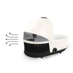 CYBEX MIOS LUX Babywanne Off White New Generation -Günstiges CYBEX || Britax || VOX Geschäft cyb 23 int y225 mios cot ofwh airventilation print medium