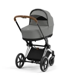 CYBEX PRIAM Kinderwagen Mirage Grey Bundle New Generation Inkl. 7 Zubehörartikel -Günstiges CYBEX || Britax || VOX Geschäft cyb 23 int y225 priam cot chbr migr print medium 1