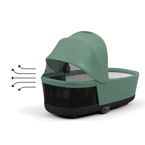 CYBEX E-PRIAM Kinderwagen Leaf Green Gestell Wählbar New Generation – Bild 11