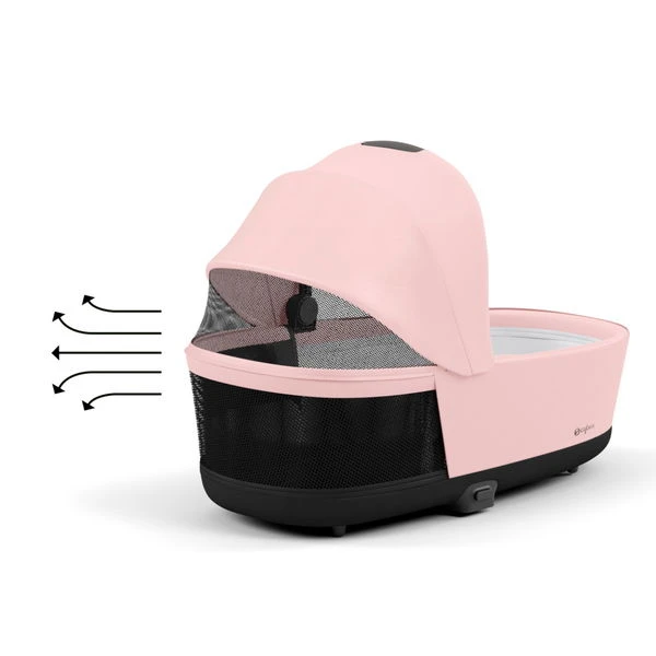 CYBEX E-PRIAM Kinderwagen Peach Pink Gestell Wählbar New Generation – Bild 11
