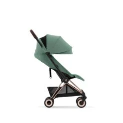 CYBEX Coya Rosegold Leaf Green -Günstiges CYBEX || Britax || VOX Geschäft cyb 23 int y270 coya legr rogo canopy