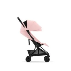 CYBEX Coya Chrome Matt Black Peach Pink -Günstiges CYBEX || Britax || VOX Geschäft cyb 23 int y270 coya pcpi mabl canopy