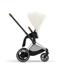 CYBEX E-PRIAM Sportwagen Off White Gestell Wählbar New Generation -Günstiges CYBEX || Britax || VOX Geschäft cyb 23 int y270 e priam chbr ofwh rwf print medium