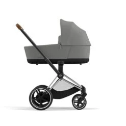 CYBEX PRIAM Kinderwagen Mirage Grey Bundle New Generation Inkl. 7 Zubehörartikel -Günstiges CYBEX || Britax || VOX Geschäft cyb 23 int y270 e priam cot chbr migr print medium