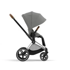 CYBEX PRIAM Kinderwagen Mirage Grey Bundle New Generation Inkl. 7 Zubehörartikel -Günstiges CYBEX || Britax || VOX Geschäft cyb 23 int y270 priam chbr migr canopy print medium