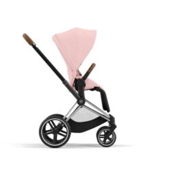 CYBEX PRIAM Sportwagen Peach Pink New Generation Gestell Wählbar -Günstiges CYBEX || Britax || VOX Geschäft cyb 23 int y270 priam chbr pcpi print medium