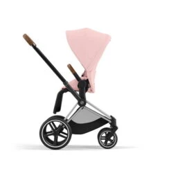 CYBEX PRIAM Sportwagen Peach Pink New Generation Gestell Wählbar -Günstiges CYBEX || Britax || VOX Geschäft cyb 23 int y270 priam chbr pcpi rwf print medium
