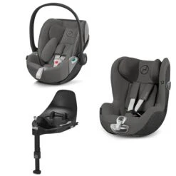 CYBEX Z2 Kindersitz Soho Grey Bundle 3-in-1