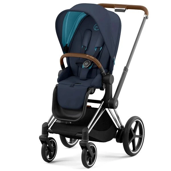 CYBEX E-PRIAM Sportwagen Dark Navy Conscious Collection Gestell Wählbar New Generation 2 CYBEX E-PRIAM Sportwagen Dark Navy Conscious Collection Gestell Wählbar New Generation – Bild 2