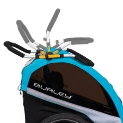 Burley D´Lite X Fahrradanhänger Aqua 2-Sitzer Mit Buggy-Funktion -Günstiges CYBEX || Britax || VOX Geschäft dlite x handlebar webex