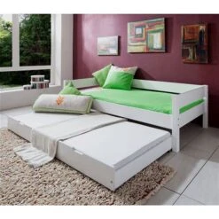 Relita NIK Einzelbett Buche Massiv Weiß 90 X 200 Cm -Günstiges CYBEX || Britax || VOX Geschäft eb nik weiss bettkasten 1 gr 1