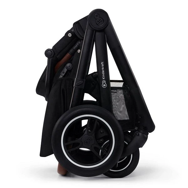 Kinderkraft EVERYDAY 2in1 Kinderwagen Black Inkl. Adapter, Fußsack, Sonnensegel & Regenschutz 5 Kinderkraft EVERYDAY 2in1 Kinderwagen Black Inkl. Adapter, Fußsack, Sonnensegel & Regenschutz – Bild 5