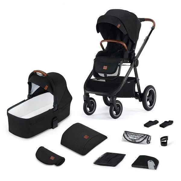 Kinderkraft EVERYDAY 2in1 Kinderwagen Black Inkl. Adapter, Fußsack, Sonnensegel & Regenschutz 1 Kinderkraft EVERYDAY 2in1 Kinderwagen Black Inkl. Adapter, Fußsack, Sonnensegel & Regenschutz