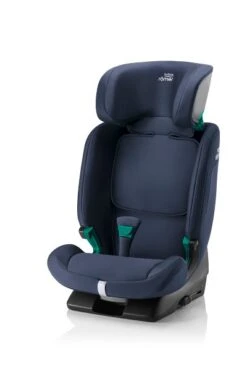 Britax Römer Evolvafix Moonlight Blue Kindersitz Gruppe ECE R 129 / I-Size -Günstiges CYBEX || Britax || VOX Geschäft evolvafix moonlightblue 02 boostermode headresttop 2023
