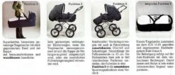 HESBA Concepto Kinderwagen Außen 286 Innen 200 Räder Schwarz 30 Cm 12 HESBA Concepto Kinderwagen Außen 286 Innen 200 Räder Schwarz 30 Cm -Günstiges CYBEX || Britax || VOX Geschäft funktionen 800 2