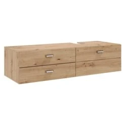 Trendteam Geo Waschbeckenunterschrank Artisan Eiche