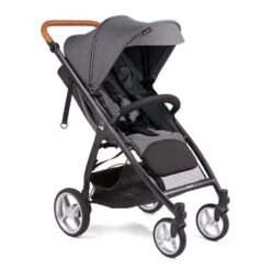 Gesslein Smiloo Happy+ Buggy Steel Grey Gestell Schwarz Mit Cognac Griff