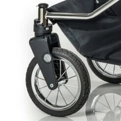 HESBA ClassicKorb Kinderwagen Außen 685 Innen 180 Schwenkbare Vorderräder Schwarz -Günstiges CYBEX || Britax || VOX Geschäft gestelltyp sw sl 2 25 schwenkbaren vorderraeder 8