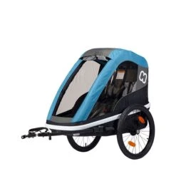 Hamax Avenida One Fahrradanhänger Petrol Blau Mit Federung - Inkl. Deichsel & Buggyrad