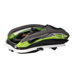 Hamax Traveller Fahrradanhänger Grün/Grau Inkl. Deichsel & Buggyrad -Günstiges CYBEX || Britax || VOX Geschäft ham40050 folded 1