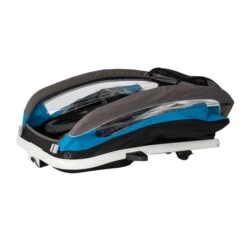 Hamax Traveller Fahrradanhänger Blau/Grau Inkl. Deichsel & Buggyrad -Günstiges CYBEX || Britax || VOX Geschäft ham40051 folded 1