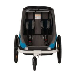 Hamax Traveller Fahrradanhänger Blau/Grau Inkl. Deichsel & Buggyrad -Günstiges CYBEX || Britax || VOX Geschäft ham40051 interior 1