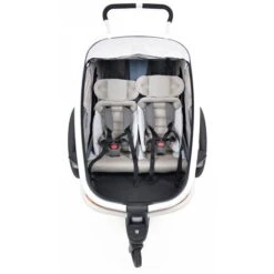 Hamax Outback Fahrradanhänger Navy Blau Inkl. Deichsel & Buggyrad -Günstiges CYBEX || Britax || VOX Geschäft hamax outback feature comfort seats and solid frame 1