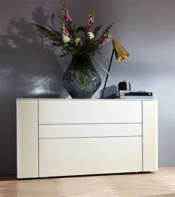 Hülsta Gentis 4R Sideboard - Lack-Ausführung 140,8 Cm Breit - 3 Schubladen -Günstiges CYBEX || Britax || VOX Geschäft huelsta gentis 155079f6