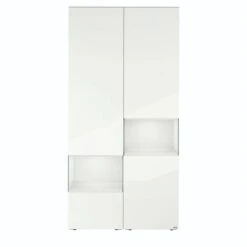 Hülsta Neo Wohnwand Vitrine 1 Schubkasten Und 3 Türen Hochglanzlack Reinweiß -Günstiges CYBEX || Britax || VOX Geschäft huelsta neo 134420f4