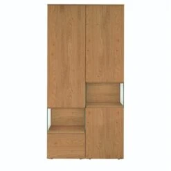 Hülsta Neo Wohnwand Vitrine 1 Schubkasten Und 3 Türen Natureiche -Günstiges CYBEX || Britax || VOX Geschäft huelsta neo 134441f4