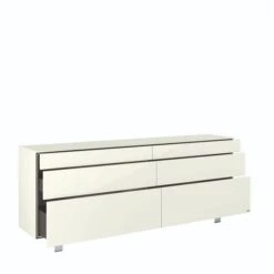 Hülsta Neo Sideboard 6 Schubkästen Lack Weiß -Günstiges CYBEX || Britax || VOX Geschäft huelsta neo 134452f4