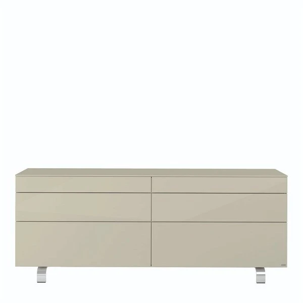 Hülsta Neo Sideboard 6 Schubkästen Lack Seidengrau 1 Hülsta Neo Sideboard 6 Schubkästen Lack Seidengrau