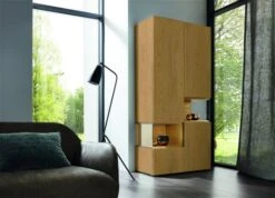 Hülsta Neo Wohnwand Vitrine 1 Schubkasten Und 3 Türen Natureiche -Günstiges CYBEX || Britax || VOX Geschäft huelsta neo 134553f2