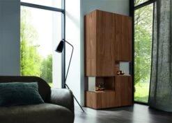 Hülsta Neo Wohnwand Vitrine 1 Schubkasten Und 3 Türen Kernnussbaum -Günstiges CYBEX || Britax || VOX Geschäft huelsta neo 134554f2