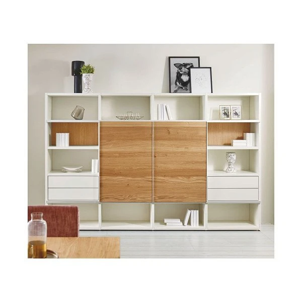 Now! Time By Hülsta Kombination 7 282,9x181x37,9 Natureiche/Lack-weiß 1 Now! Time By Hülsta Kombination 7 282,9x181x37,9 Natureiche/Lack-weiß