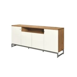 Now! Time By Hülsta Sideboard Mit Falttüren Natureiche/Lack-weiß, Metallgestell -Günstiges CYBEX || Britax || VOX Geschäft huelsta now time ntw14350 1041308f3