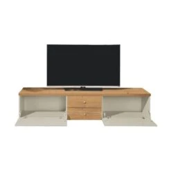 Now! Time By Hülsta Lowboard Schubladen/Klappen Natureiche/Lack-seidengrau -Günstiges CYBEX || Britax || VOX Geschäft huelsta now time ntw14541 1041275f3