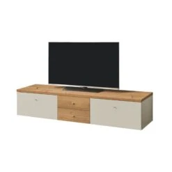 Now! Time By Hülsta Lowboard Schubladen/Klappen Natureiche/Lack-seidengrau -Günstiges CYBEX || Britax || VOX Geschäft huelsta now time ntw14541 1041276f3