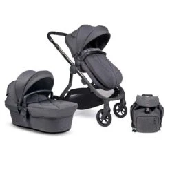 ICandy Orange Combo Dark Slate Marl Phantom Kinderwagen Flexibel | Inkl. Praktischem Zubehör