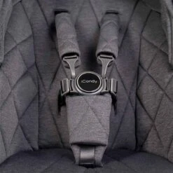 ICandy Orange Double Combo Dark Slate Marl Phantom Geschwisterkinderwagen | Inkl. Praktischem Zubehör -Günstiges CYBEX || Britax || VOX Geschäft icandy orange harness close up 4