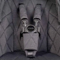 ICandy Orange Double Combo Light Slate Marl Geschwisterkinderwagen | Inkl. Praktischem Zubehör -Günstiges CYBEX || Britax || VOX Geschäft icandy orange harness close up 5