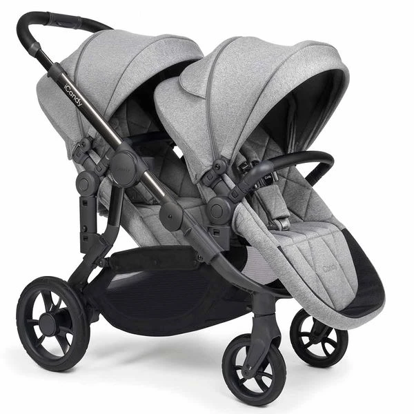 ICandy Orange Double Combo Light Slate Marl Geschwisterkinderwagen | Inkl. Praktischem Zubehör – Bild 6