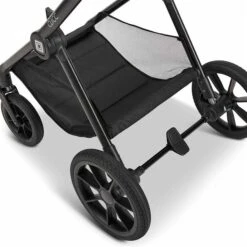 Moon Clicc Kombi-Kinderwagen Black Melange Zubehör Bundle -Günstiges CYBEX || Britax || VOX Geschäft k24 clicc 63980800 korb blackmelange 800 1