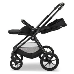 Moon Clicc Kombi-Kinderwagen Black Melange Zubehör Bundle -Günstiges CYBEX || Britax || VOX Geschäft k24 clicc 63980800 sportsitzoffenflach blackmelange 800 7 left 1