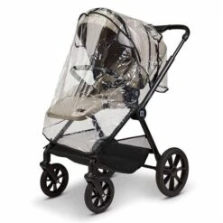 Moon Clicc Kombi-Kinderwagen Mud Melange Zubehör Bundle -Günstiges CYBEX || Britax || VOX Geschäft k24 clicc 63980800 sportsitzregenverdeck mudmelange 801 8 frontleft 1