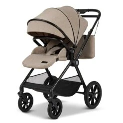 Moon Clicc Kombi-Kinderwagen Mud Melange Zubehör Bundle -Günstiges CYBEX || Britax || VOX Geschäft k24 clicc 63980800 sportsitzsonnenverdecktasche mudmelange 801 8 frontleft 1