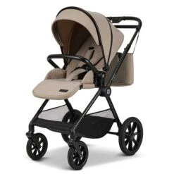 Moon Clicc Kombi-Kinderwagen Mud Melange Zubehör Bundle -Günstiges CYBEX || Britax || VOX Geschäft k24 clicc 63980800 sportsitztasche mudmelange 801 8 frontleft 1